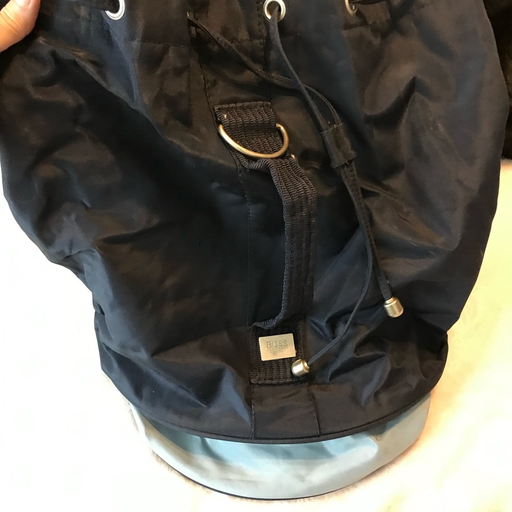 Hugo Boss Perfume Large Travel Tote sling Bag Blue Shoulder/Hand Straps - Picture 13 of 16